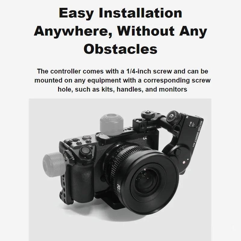 Long-Range Wireless Focus Controller for Cine Lens
