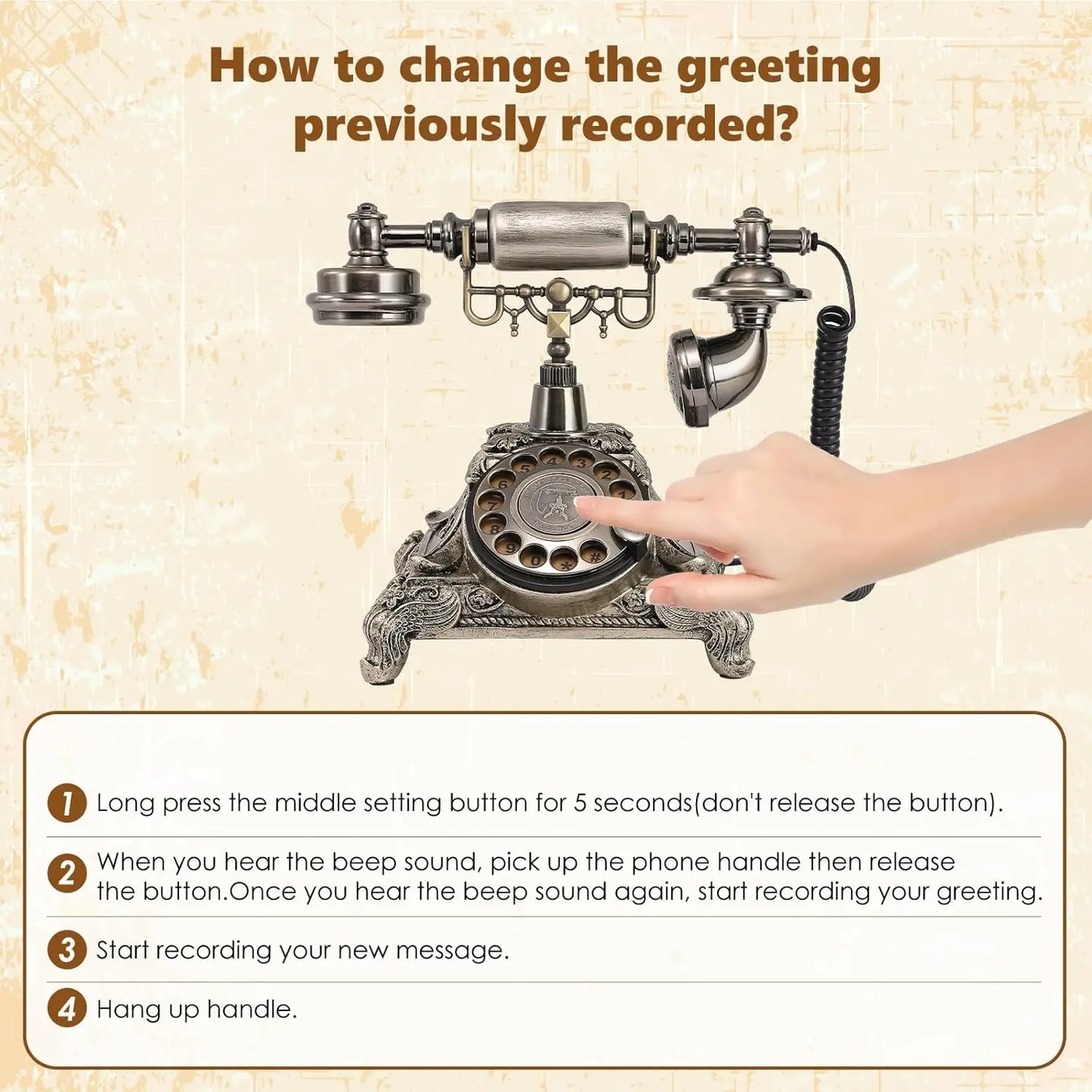 Copper Audio Message Book for Wedding Confessions