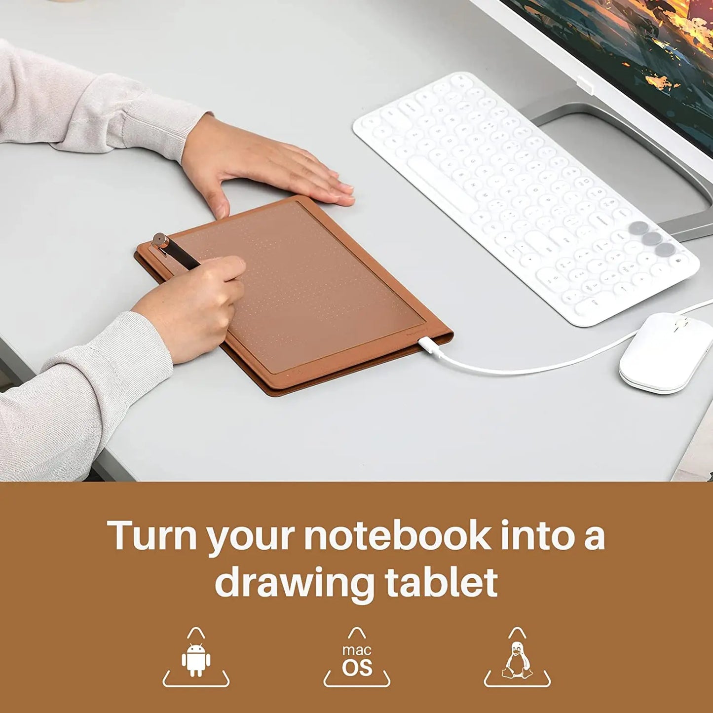 Portable Smart Graphics Notepad with Multi-Device Support