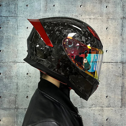 Lightweight Full Face Motorbike Helmet Size XL