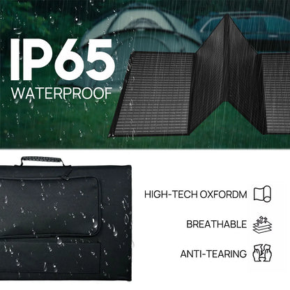 12V 300W Folding Solar Panel Blanket USB Charging