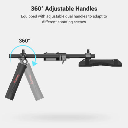 Adjustable DSLR Shoulder Mount Rig for Stable Video Shooting
