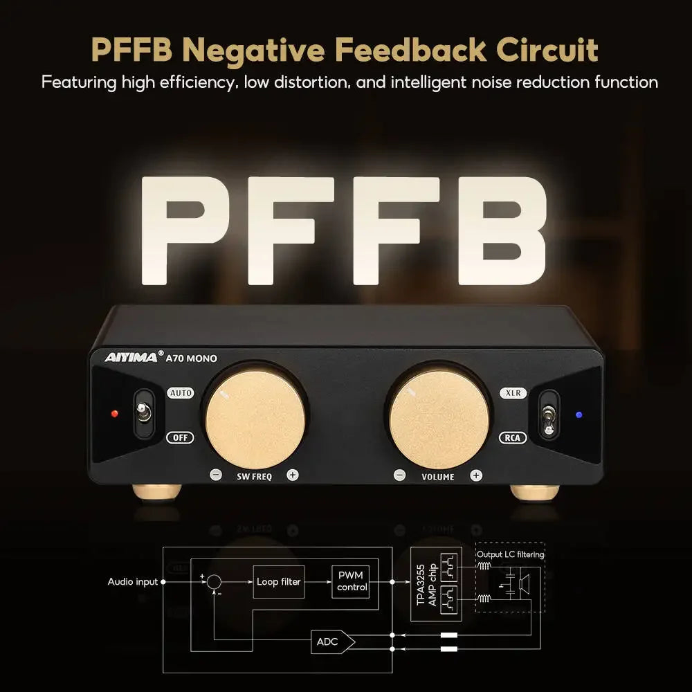 High Power Mono Amplifier 300W TPA3255 with Trigger Input