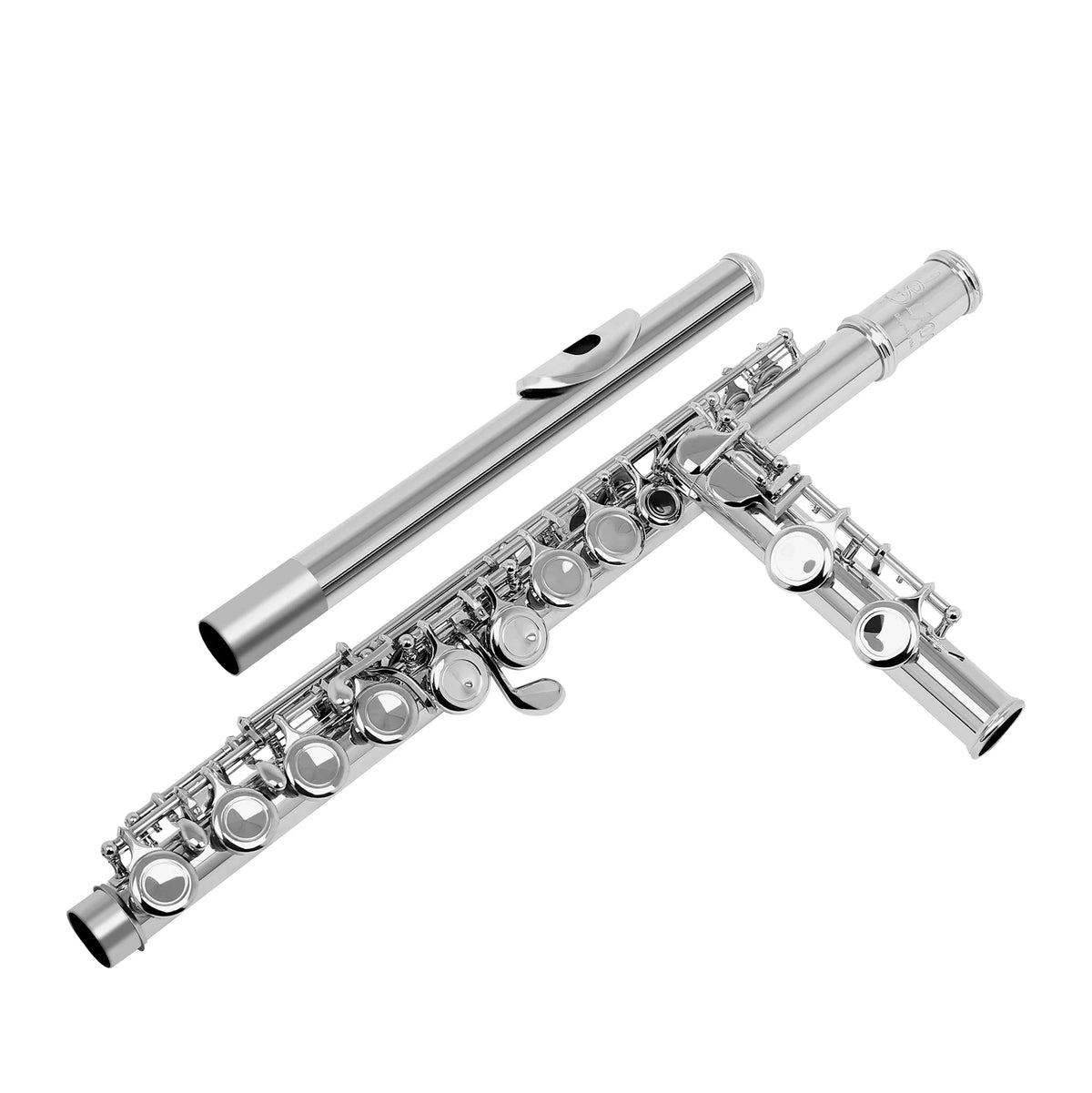 Professional Concert Flute C Key with Cleaning Kit