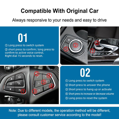 Smart Wireless Car Play Auto Receiver for Benz NTG 5.0