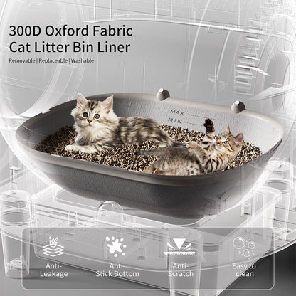 Automatic Self-Cleaning Cat Litter Box 110L Smart Toilet