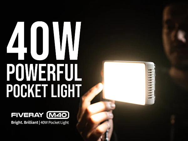 40W Bi-Color Portable LED Video Light with Diffuser