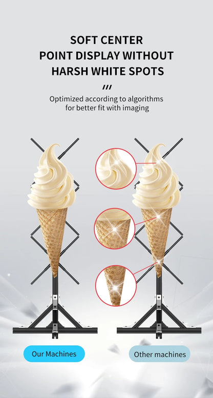 3D Holographic Fan LED Display 45cm WiFi Remote Advertising Sign