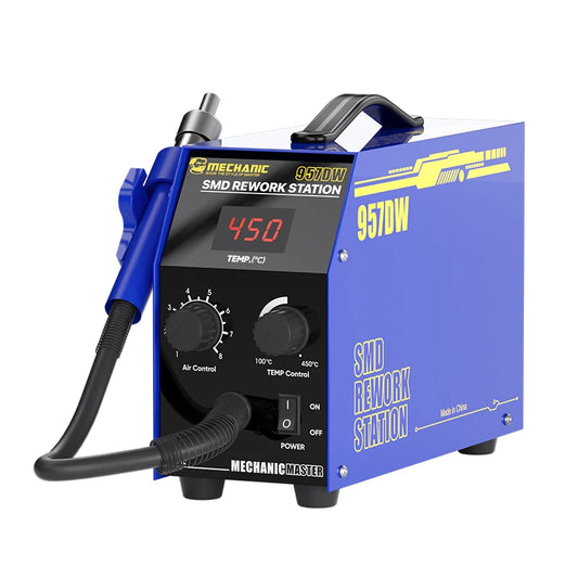 Cordless Ready Dual Hot Air Rework Tool with 5–10mm Nozzles