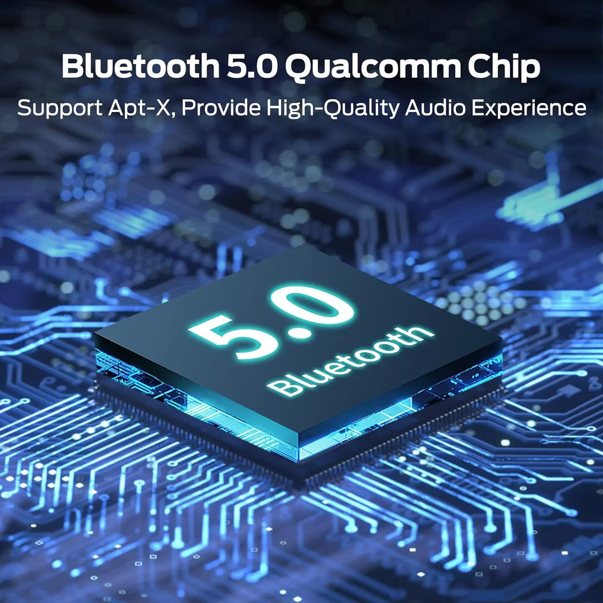 Bluetooth Neckband Speaker with Hi-Res Audio & Mic