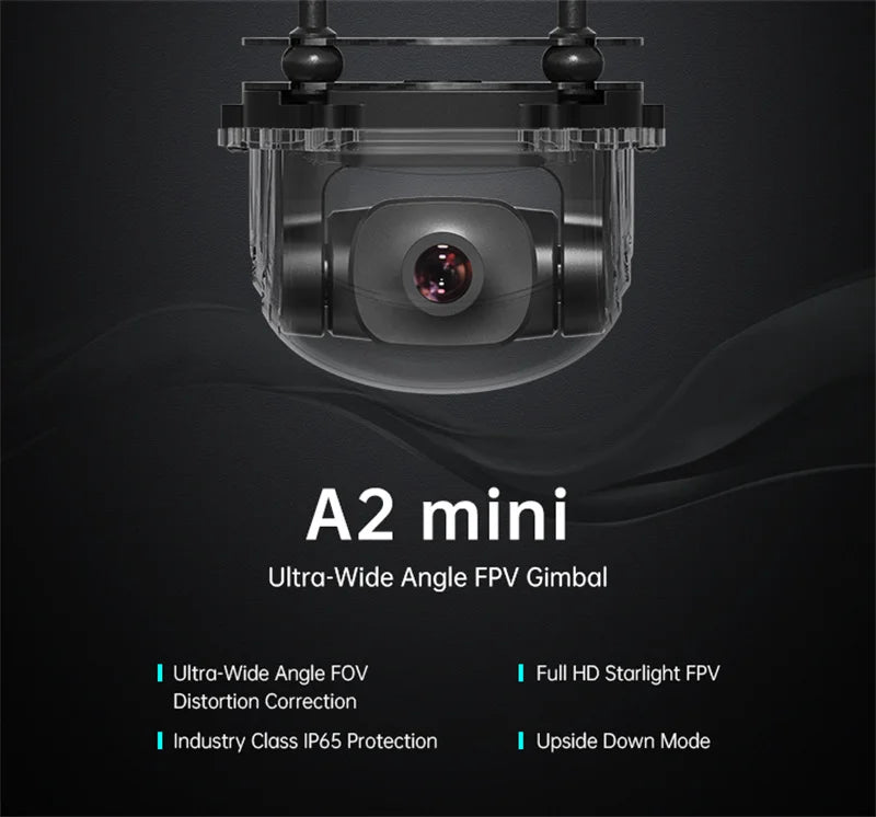 Mini Ultra-Wide FPV Gimbal Camera with Night Vision