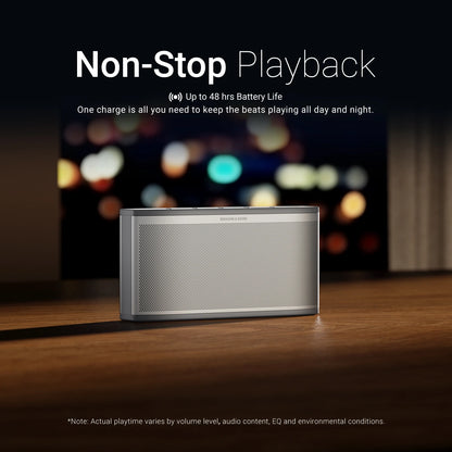 Portable 50W Bluetooth Speaker 2-Channel Audio 48H Playtime