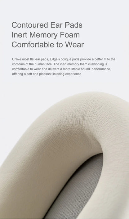 High‑Fidelity Portable ANC Wireless Headphones Creamy White