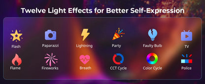 Portable RGB Video Light with APP Control and Colour Filters