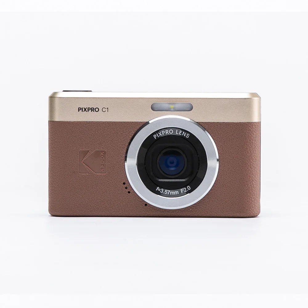 13MP Digital Camera with 26mm Lens Brown