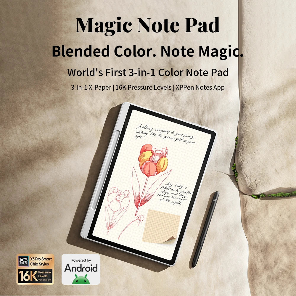 Color Ink Graphic Tablet 14-Inch Digital Note Pad