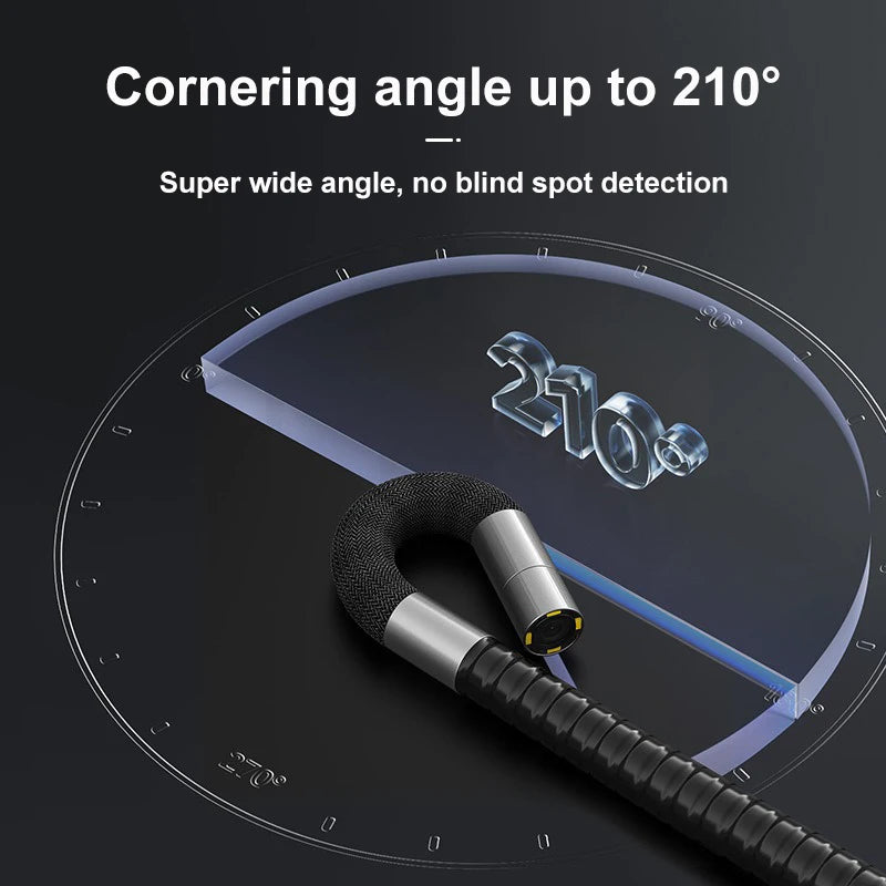5.5mm Dual Steering Endoscope Camera 1080p with 5" Display
