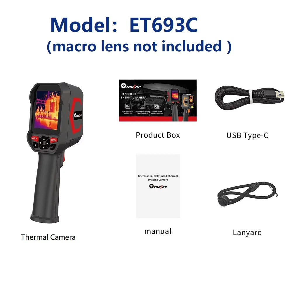 Handheld Thermal Camera 1080P Visible Electrical Testing
