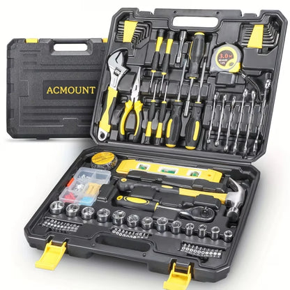 Heavy Duty 108-Piece Home Tool Kit with Case