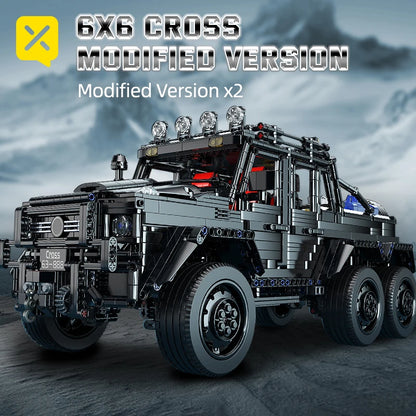 Technical SUV Car Model Blocks Creative Adult Kit
