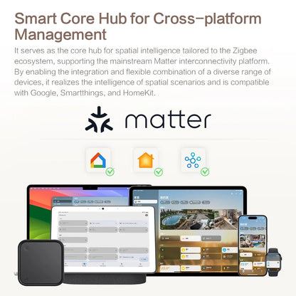 Smart Zigbee Hub Gateway with Antenna for Tuya Devices