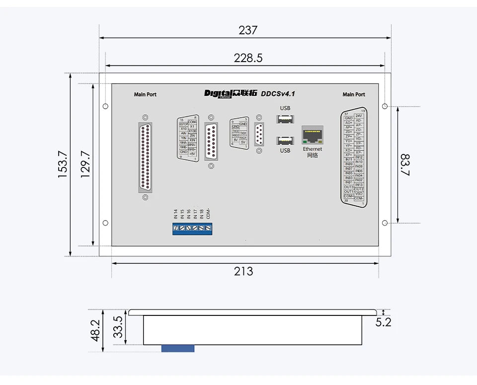 Standalone USB CNC Motion Controller 3 Axis