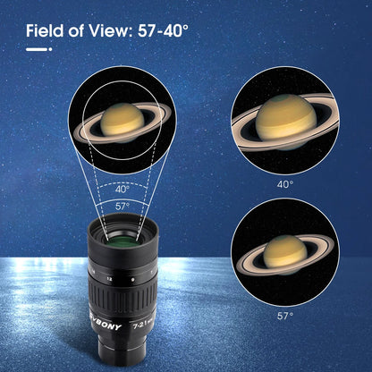 SV135 1.25" FMC Zoom Lens Telescope Accessory 3 Pack