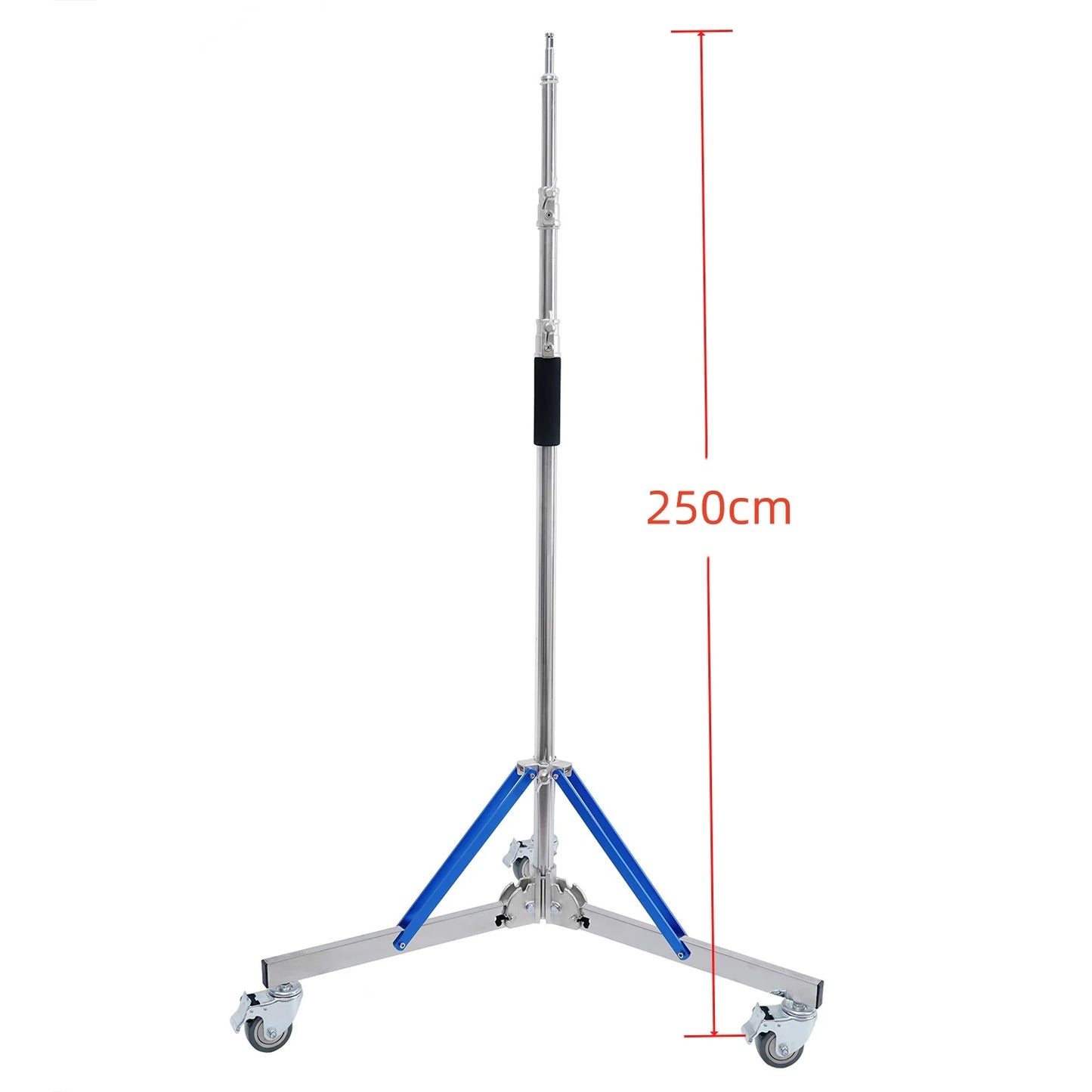 Stainless Steel C Stand with Boom Arm and Cross Bar