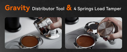 51mm Gravity Adaptive Espresso Tamper Stainless Steel
