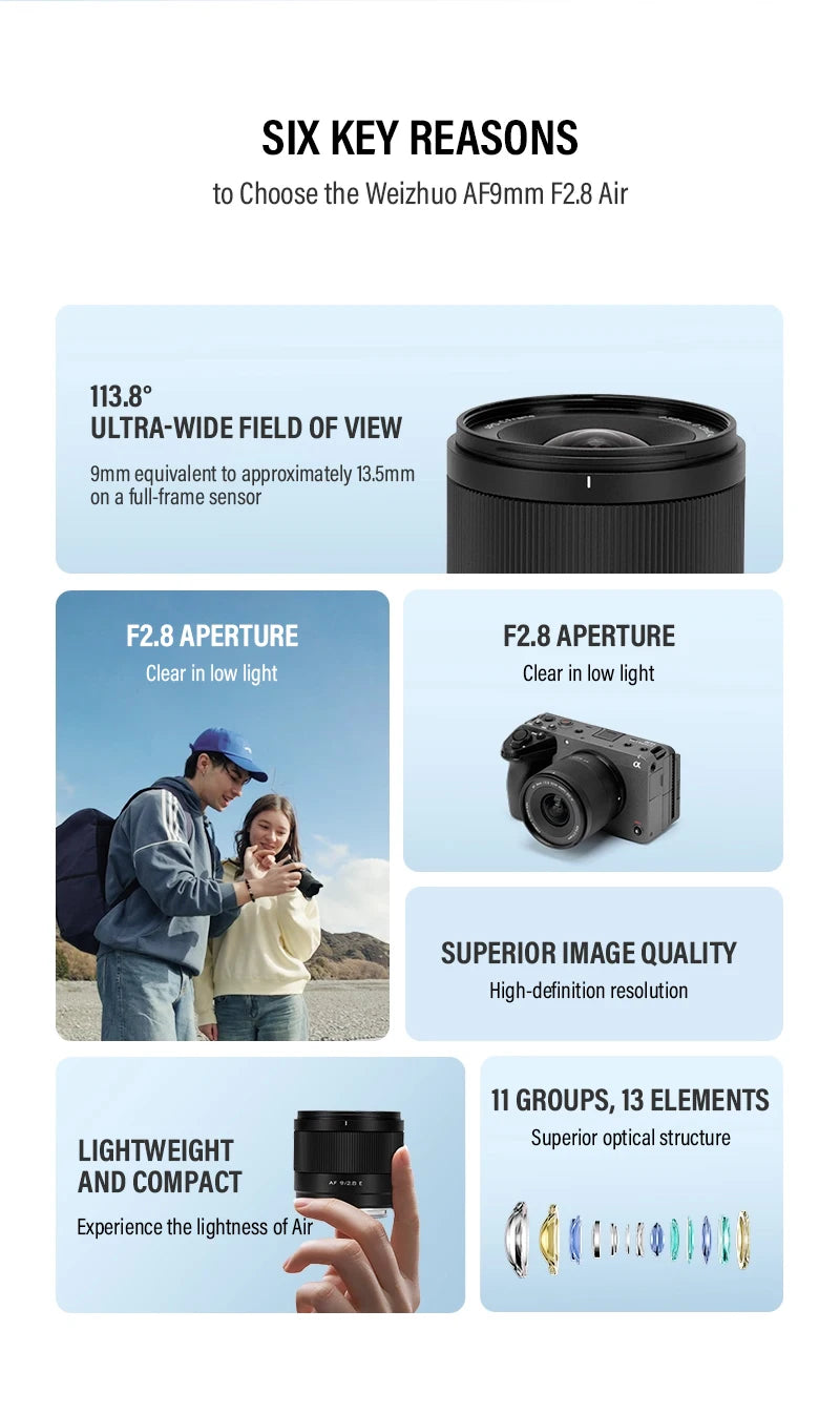 Nikon Z 9mm F2.8 AF Ultra-Wide Lens for Mirrorless