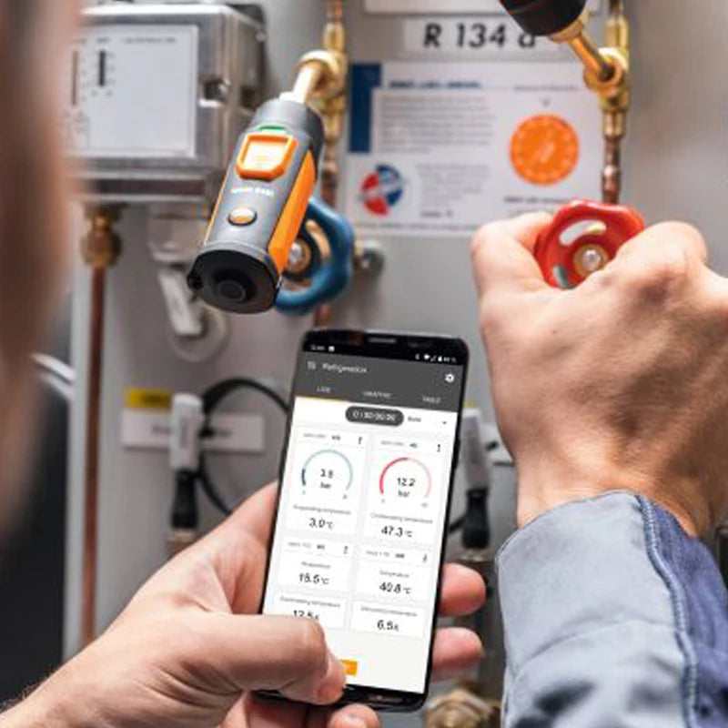 Smart Bluetooth Refrigeration Pressure Gauge Wireless Probe
