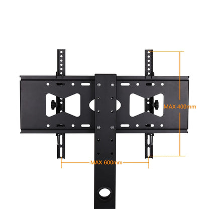 Rolling TV Stand Cart Height Adjustable 32–70 Inch