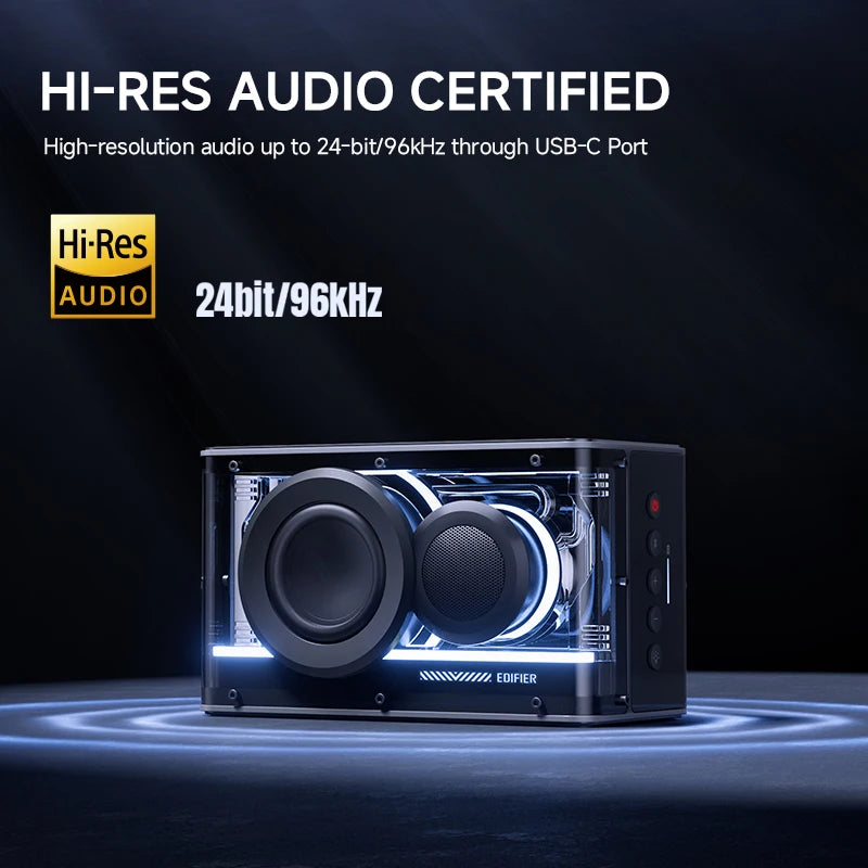 Bluetooth 6.0 Tabletop Speaker with Hi Res Audio 25W