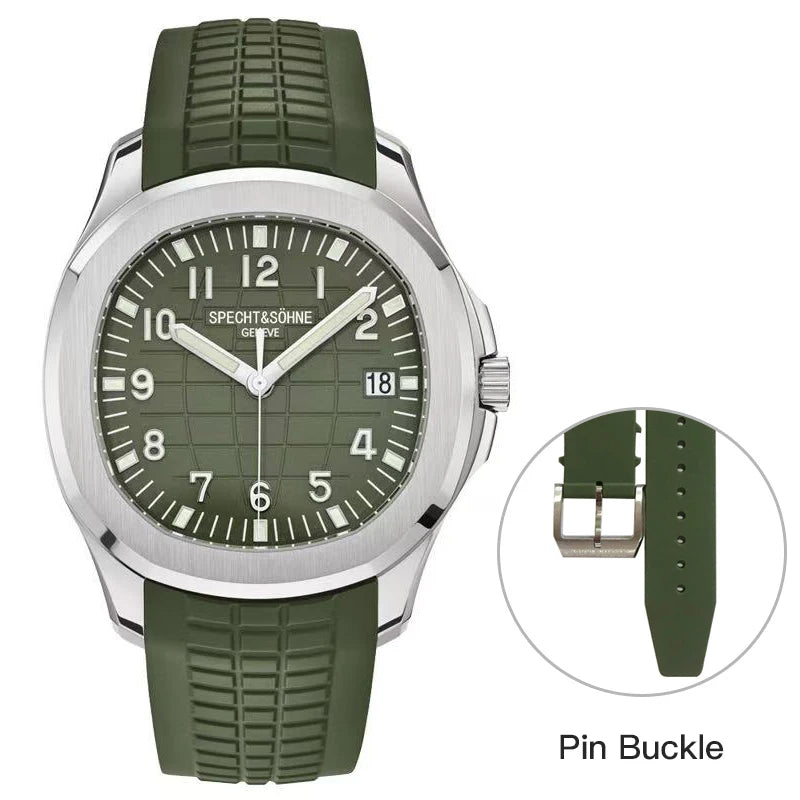 Classic Green Wristwatch with Japanese Automatic Movement