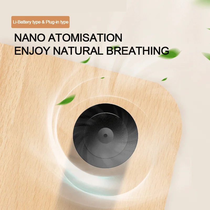 Cordless Aromatherapy Diffuser for Home Office Black