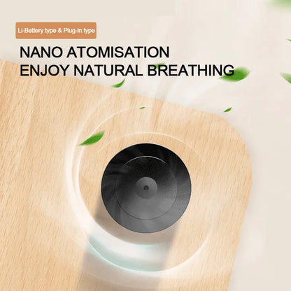 Rechargeable Smart Aroma Diffuser Portable Silver