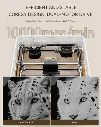 Compact DIY Laser Engraving Machine Bluetooth 5W/1W