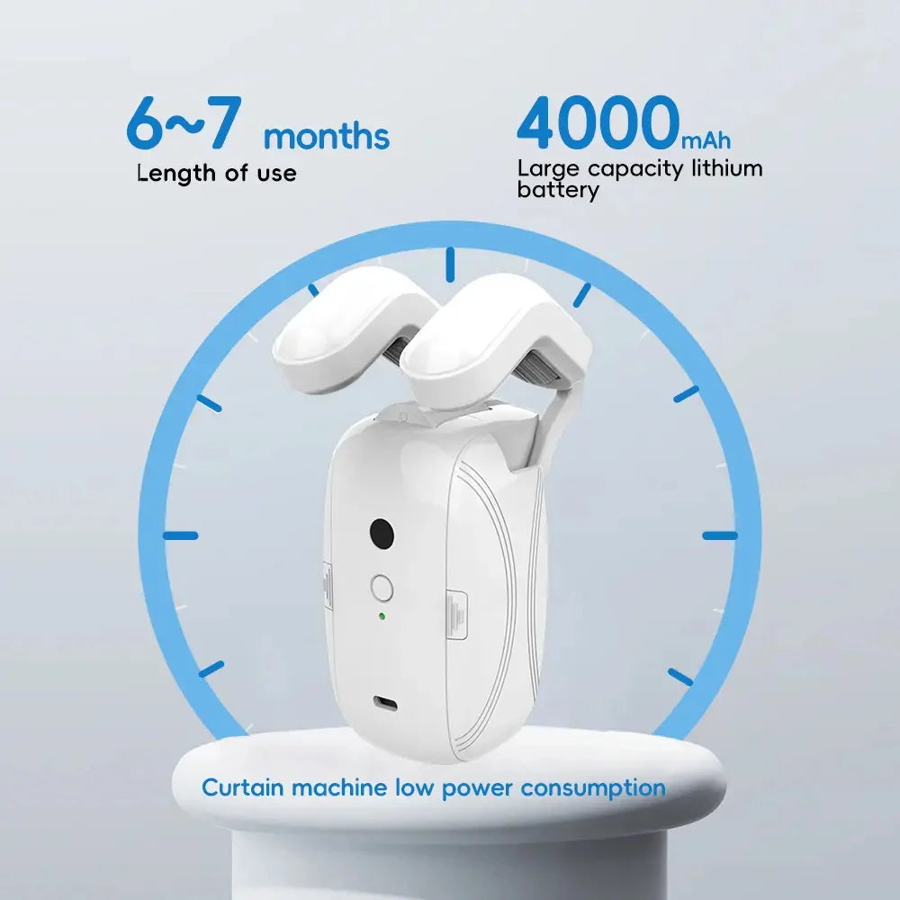Automatic Zigbee Double Curtain Opener with Remote and Timer