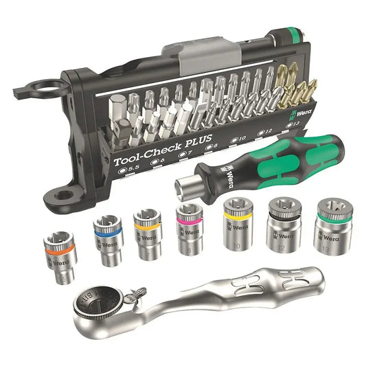 Portable 27-in-1 Ratchet Screwdriver Socket Set