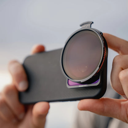 Hybrid Magnetic Variable ND CPL Filter for iPhone