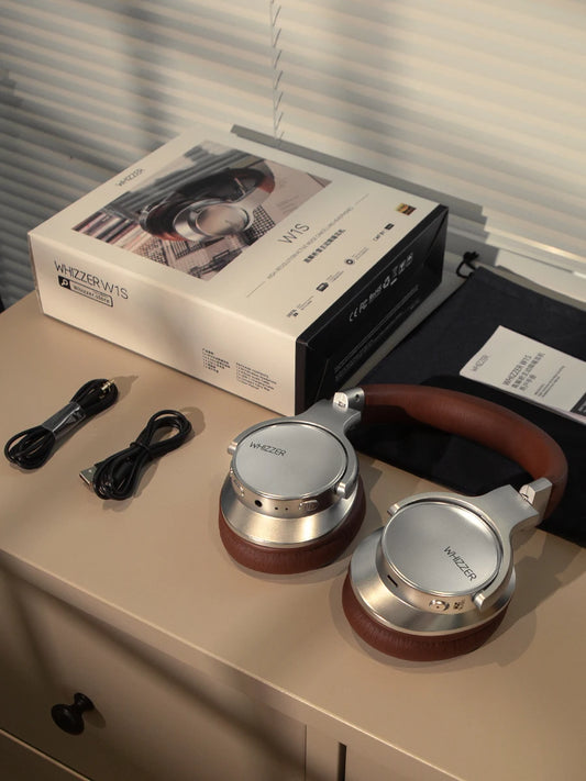Active Noise Cancelling Wireless & Wired HiFi Headset