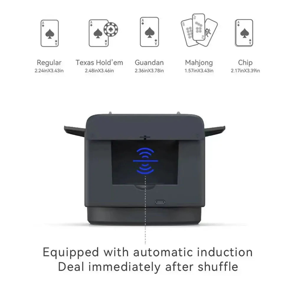 360° Rotating Automatic Card Shuffler and Dealer Machine