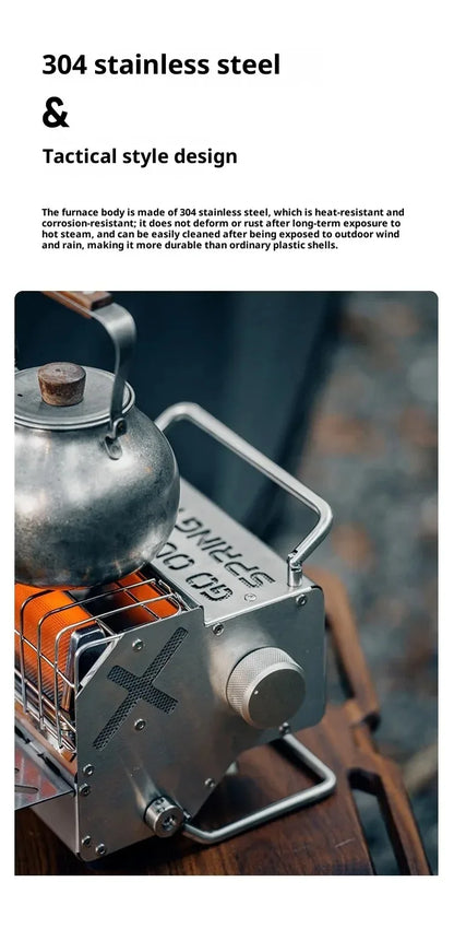 Portable Gas Camping Heater Stove for Outdoor Use