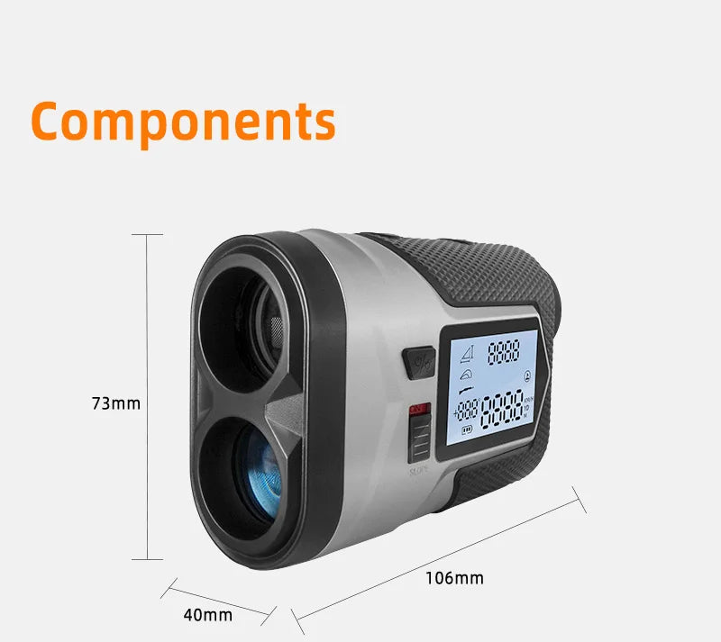 1200m Laser Rangefinder for Golf and Hunting with Vibration
