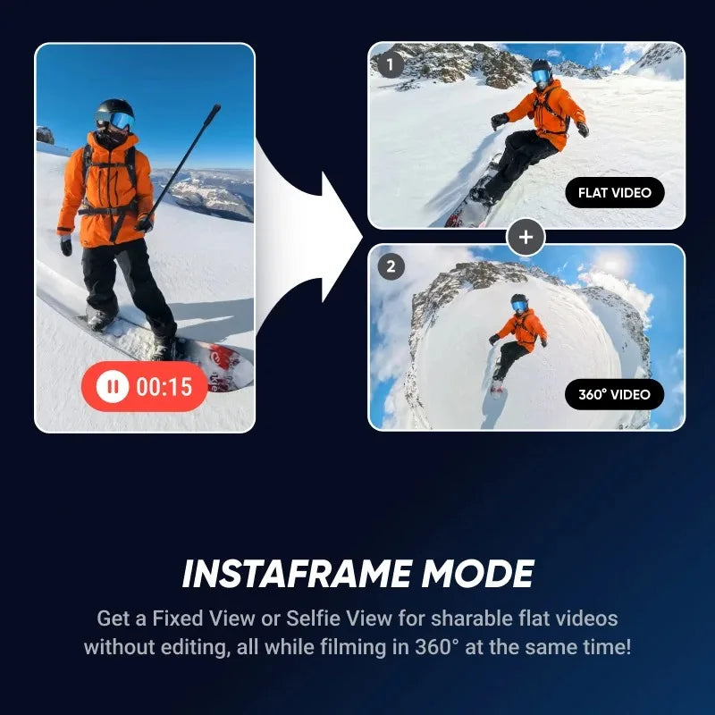 Insta360 X5 8K 360 Action Camera 128GB Kit
