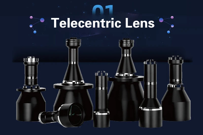 0.8X Telecentric Lens for Industrial Camera C-Mount