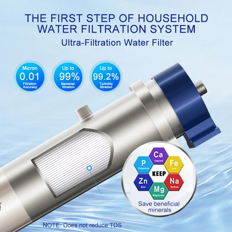 SUS304 2000L High Flow Water Purifier Reusable
