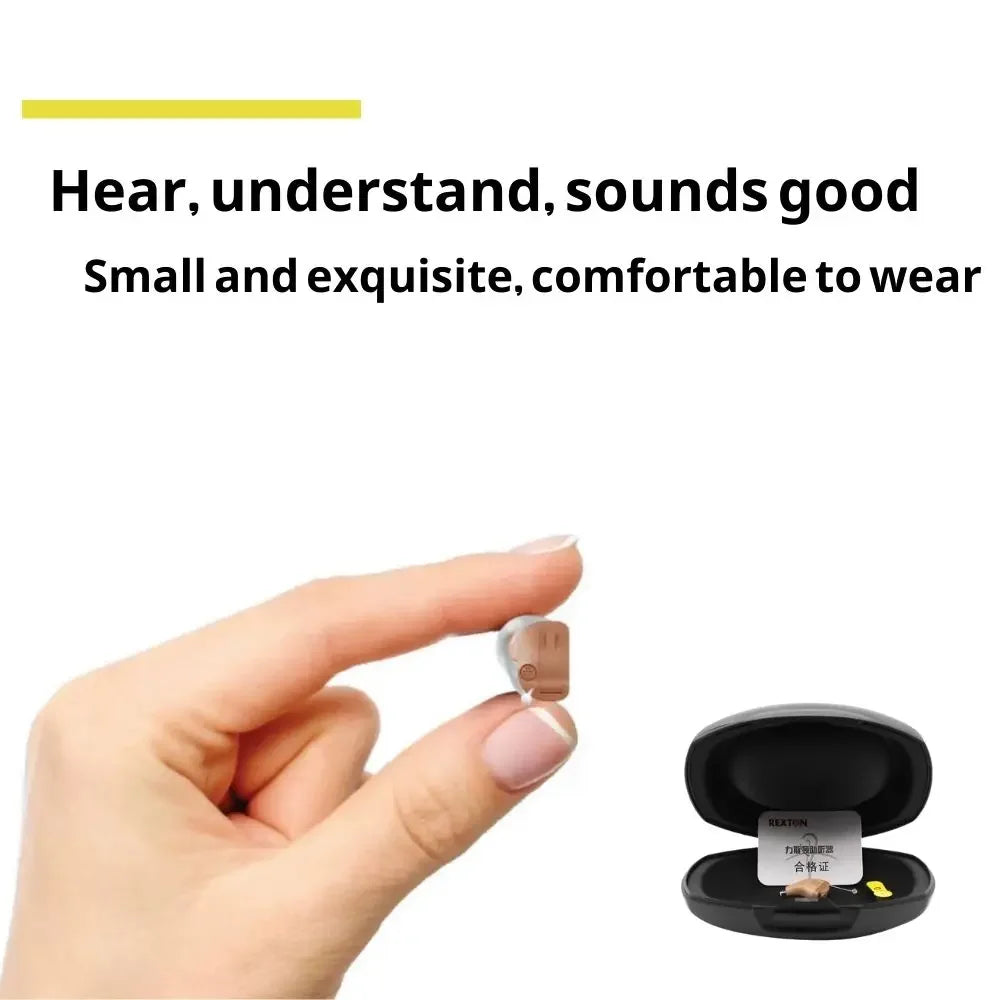 Rechargeable CIC Hearing Aids Pair App Controlled