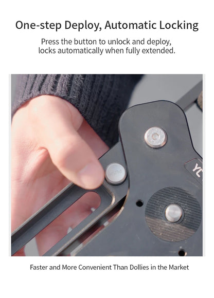 Monopod Dolly with Quick Release Knob for Tripod