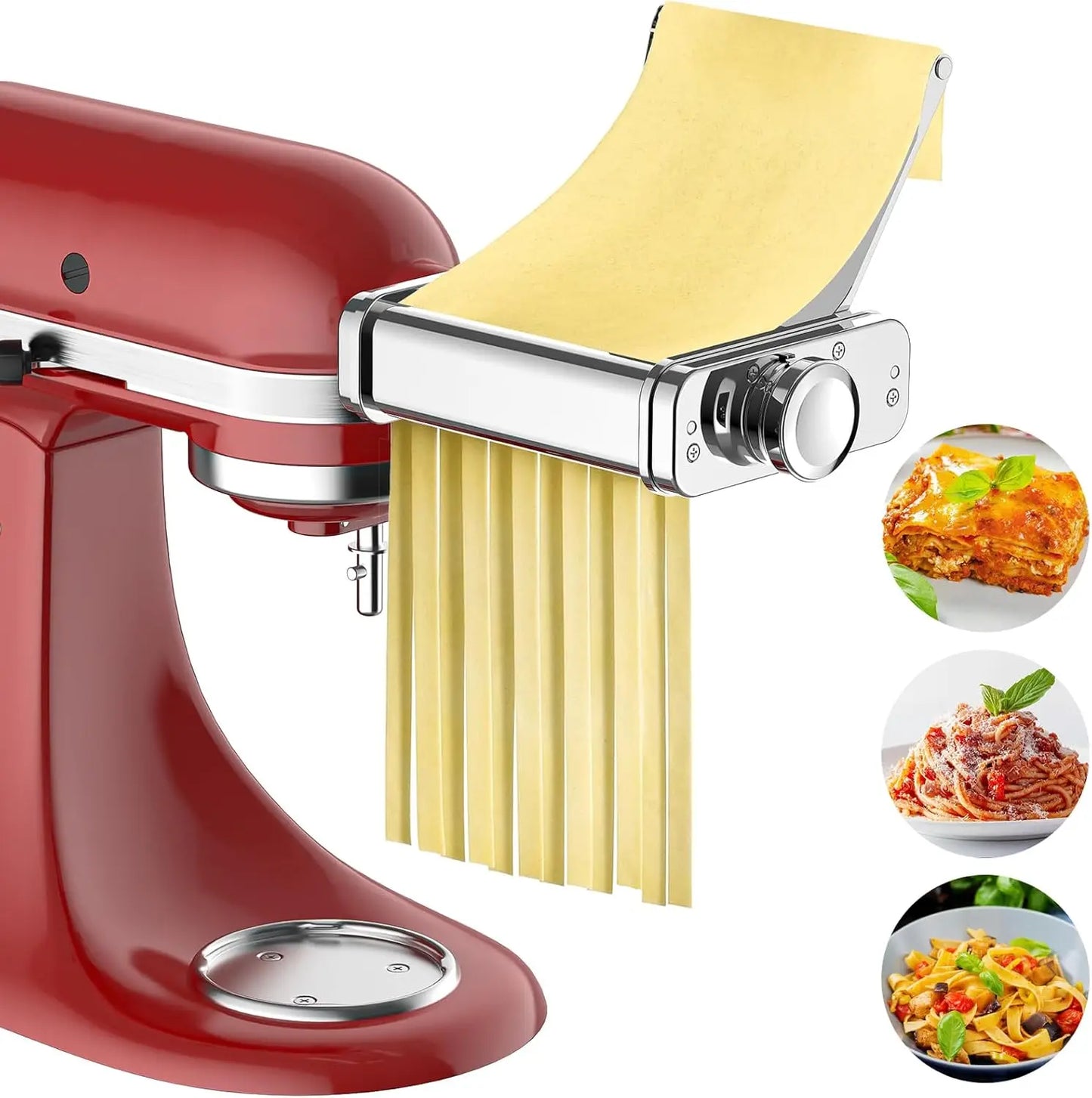 3in1 Metal Pasta Maker Attachment for Stand Mixer